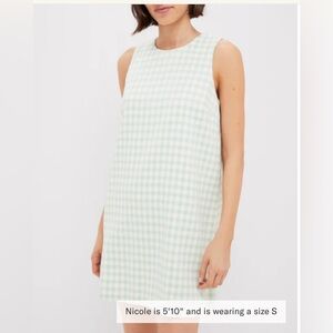 Tuckernuck Julep Sconset Gingham shift dress -NWOT Size Small